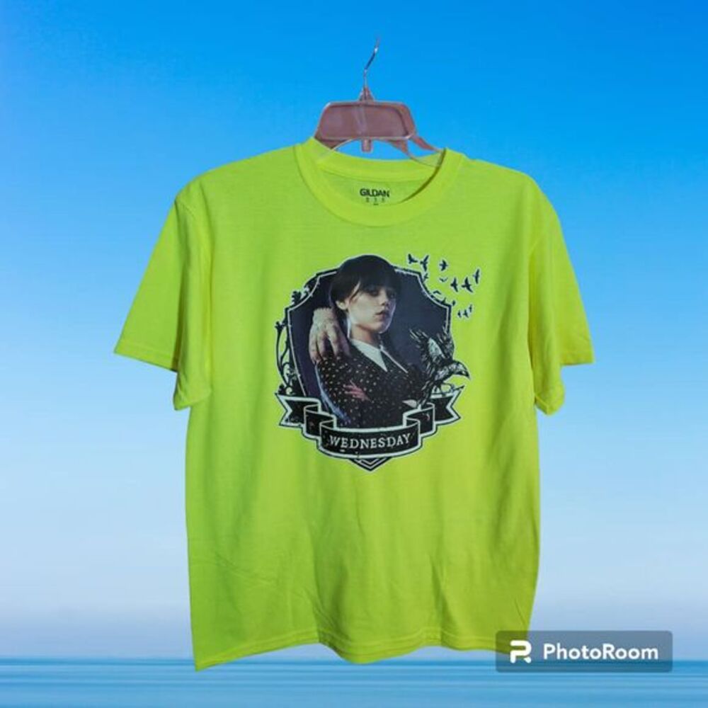 Wednesday   Neon Yellow‎ Youth XL